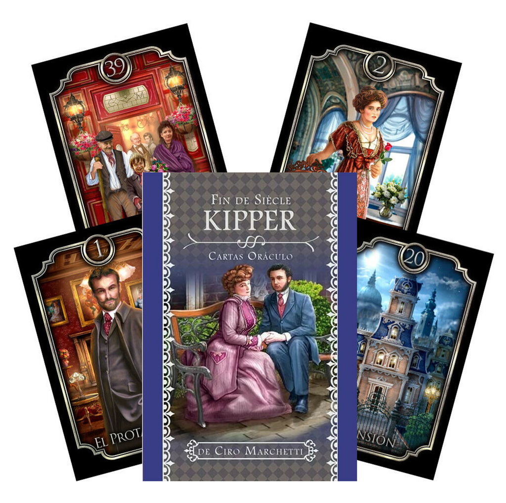 Fin De Siecle Kipper Oracle Cards Spanish Edition AGM