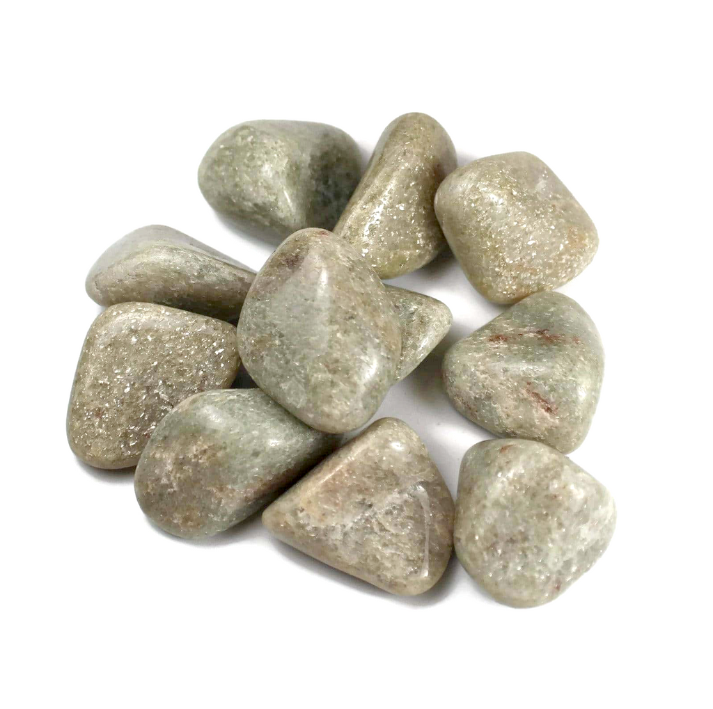 Large Tumble Stones - White Aventurine (24x) Ancient Wisdom