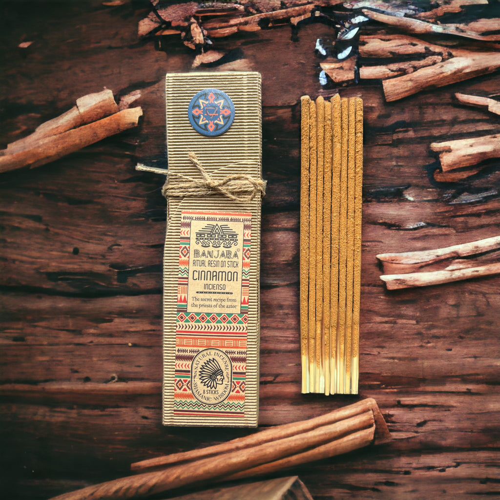 Ritual Resin on Stick Cinnamon Incense Banjara