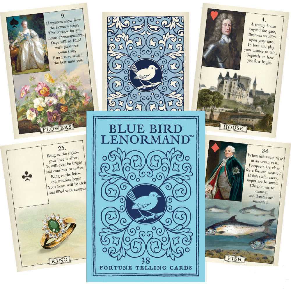 Blue Bird Lenormand cards US Games Systems