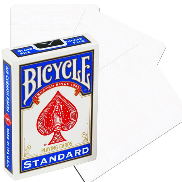 Bicycle blank face back cards