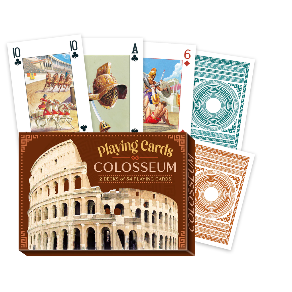 Colosseum Playing Cards Two Decks Lo Scarabeo