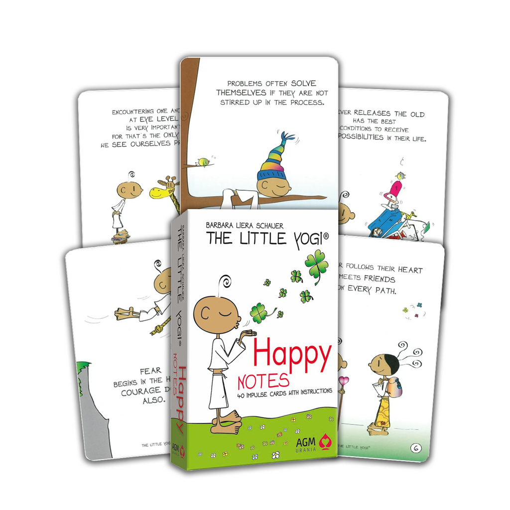 The Little Yogi Happy Notes Inspirational Cards AGM