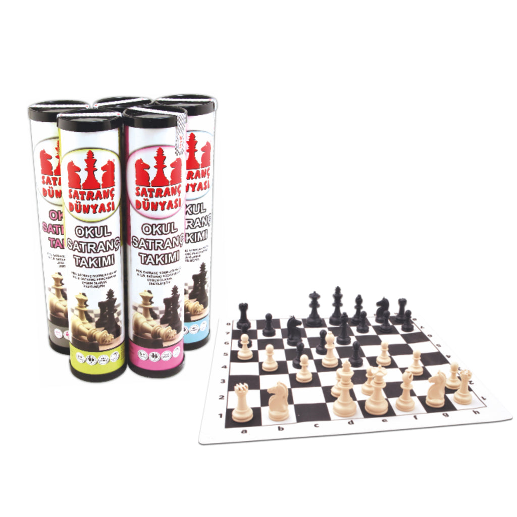 Chess World Roll Cylinder Chess Set / Big Size Star