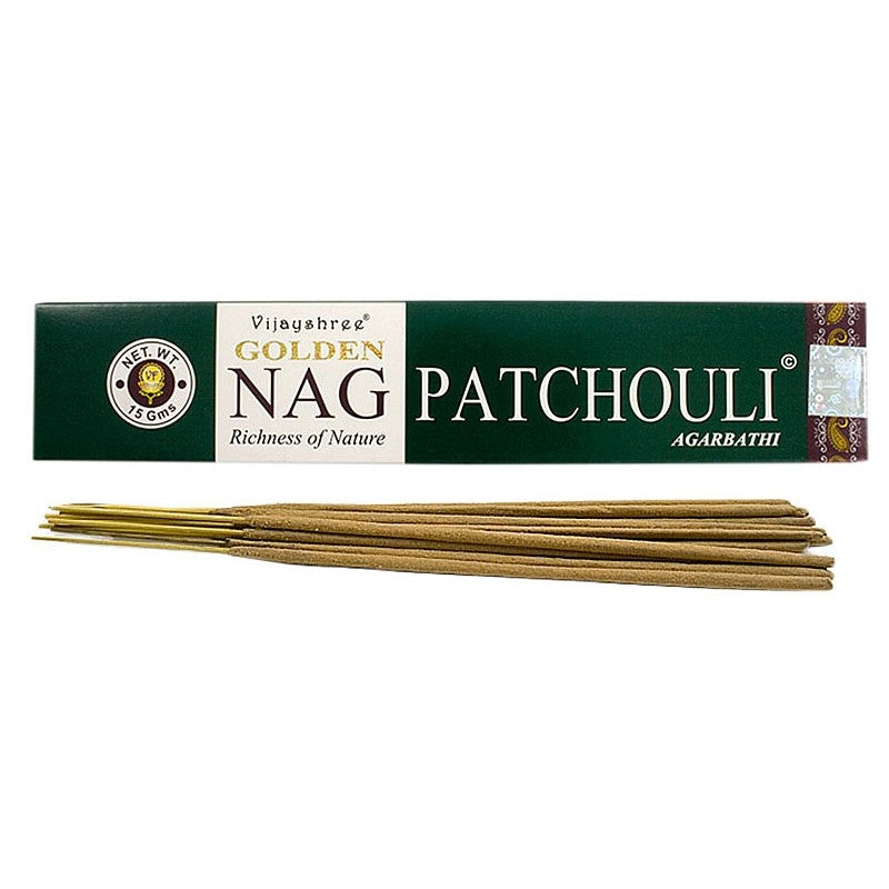 Golden Nag - Patchouli Incense Vijayshree