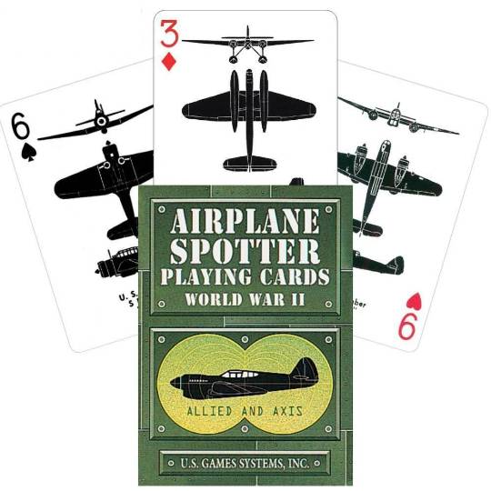 Airplane Spotter playing cards