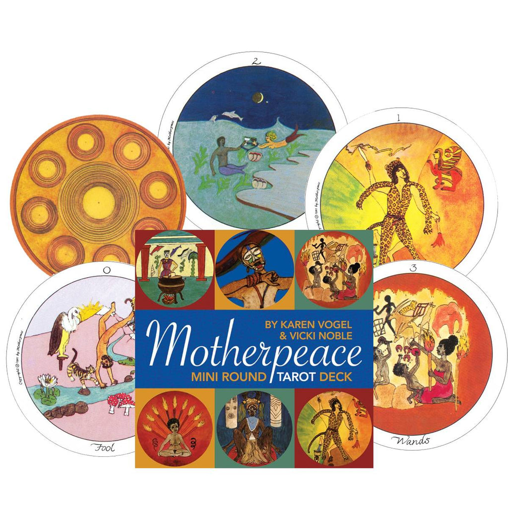 Mini Motherpeace Round Tarot Deck US Games Systems