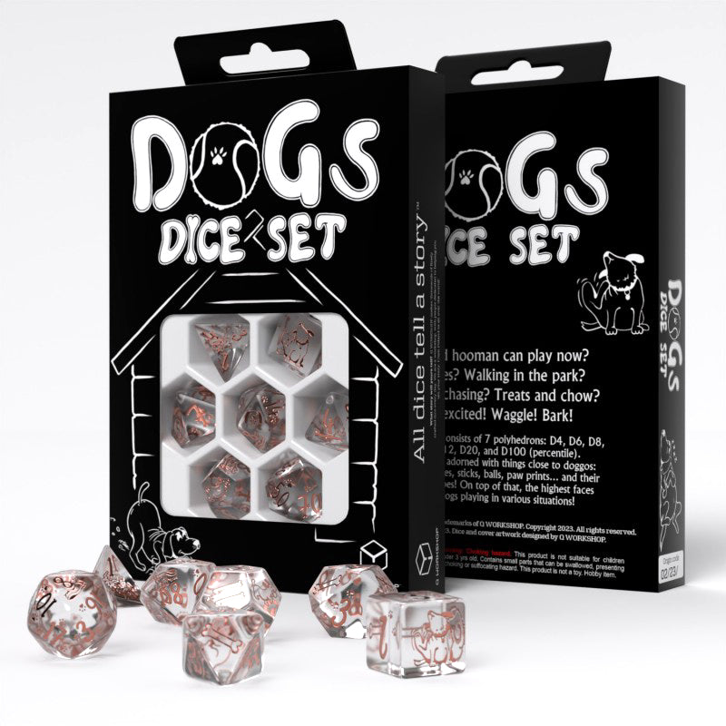 DOGS Dice Set Bubbles