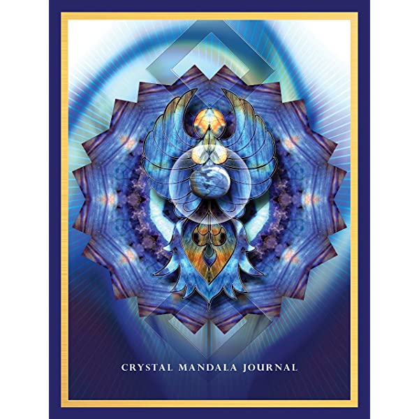 Crystal Mandala Journal Blue Angel