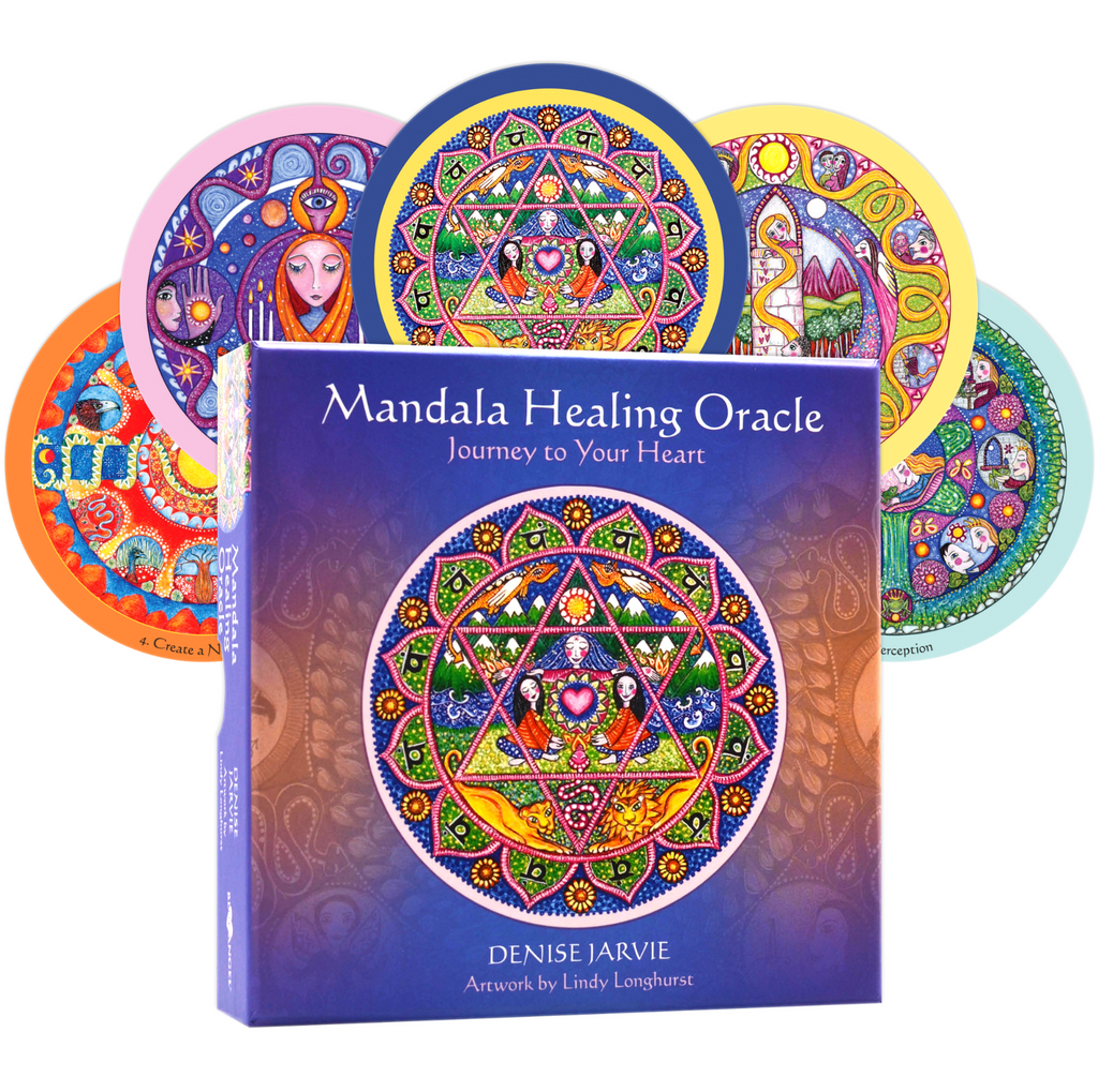 Mandala Healing Oracle Cards Blue Angel