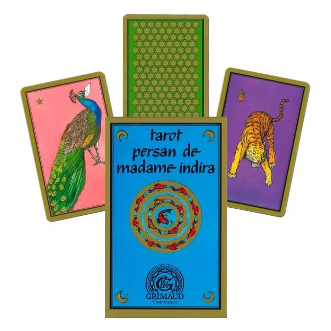 Tarot Persan de Madame Indira Cards french Edition Grimaud Cartomancie