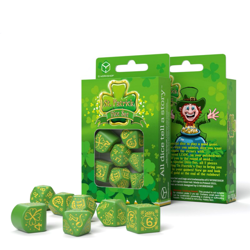 Saint Patricks Day Dice Set The Lucky Charm