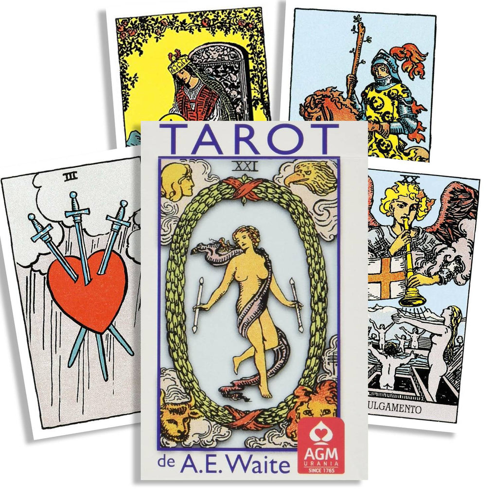 Tarot de A.E. Waite Pocket Blue Edition Portuguese AGM