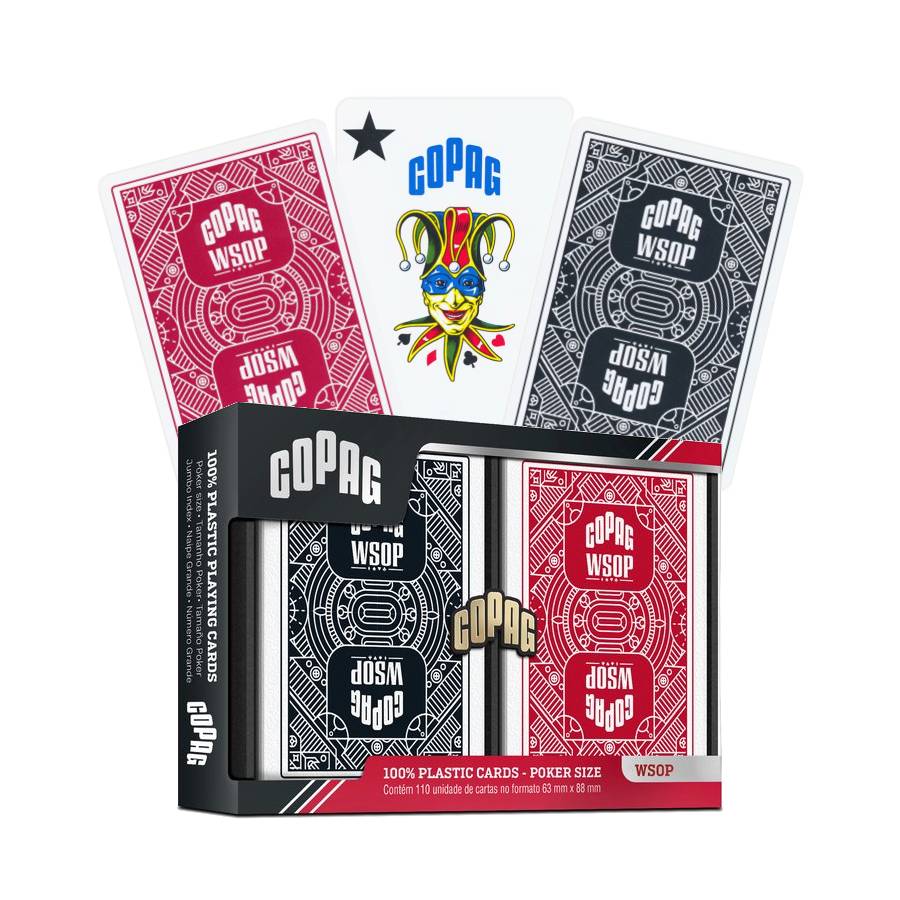 Copag Wsop Jumbo Index Double Plastic playing cards