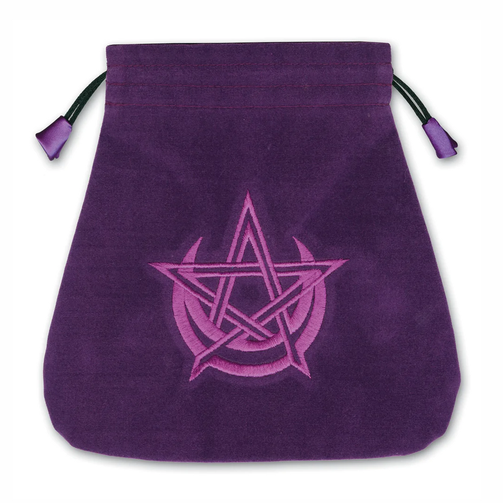 Wicca velvet bag for Cards Lo Scarabeo