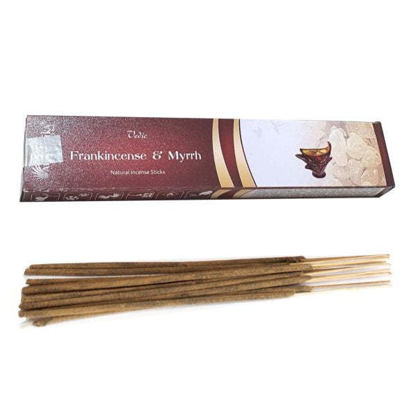 Vedic Frankincense & Myrrh Natural Incense Sticks Aromatika