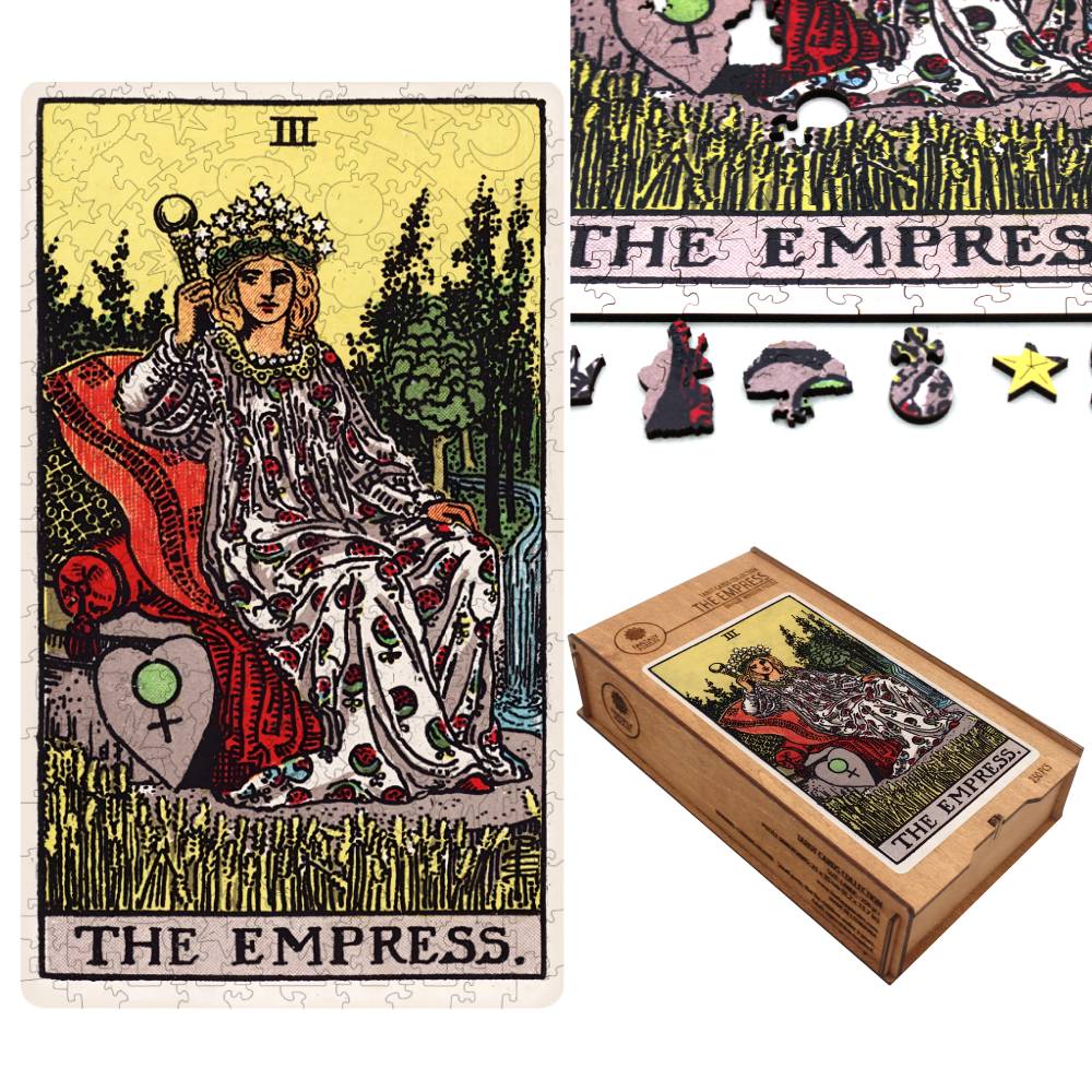 Tarot: The Empress (Rider-Waite) Wooden Puzzle 250 pieces Fantasy Puzzles