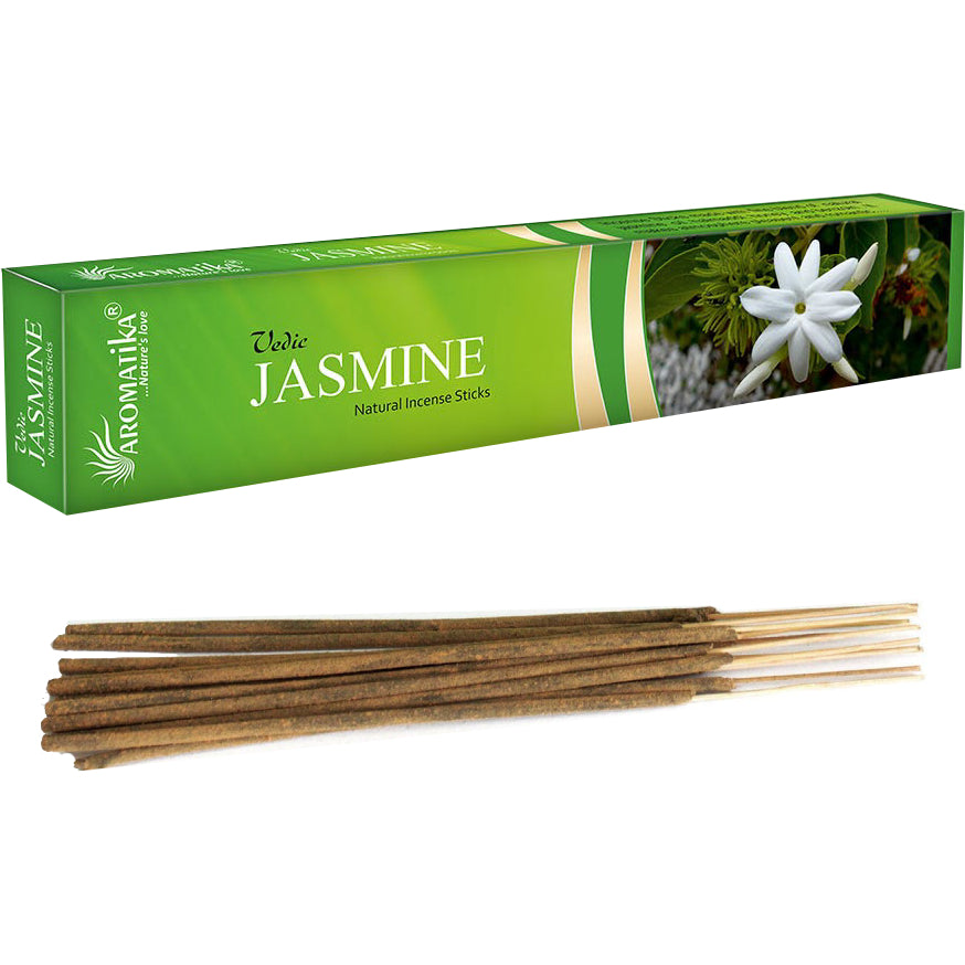 Vedic Jasmine Natural Incense Sticks Aromatika