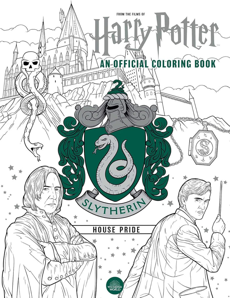 Harry Potter: Slytherin House Pride: The Official Coloring Book Insight Editions