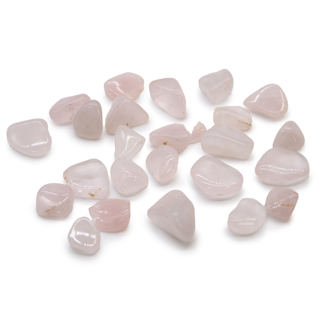 Small African Tumble Stones (24x) - Rose Quartz Ancient Wisdom