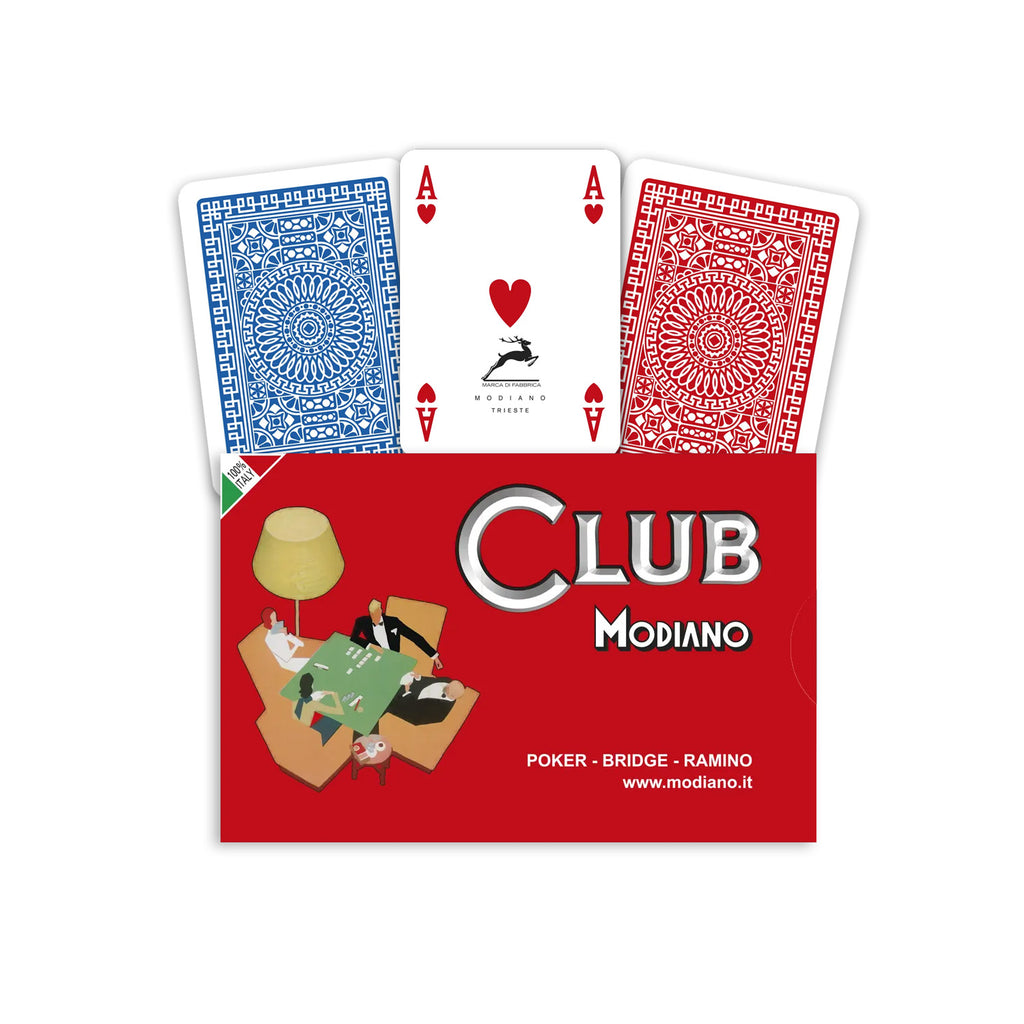 Ramino Poker Club Bridge Playing Cards Modiano