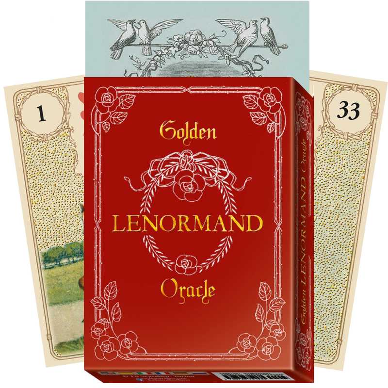 Golden Lenormand Oracle cards Lo Scarabeo