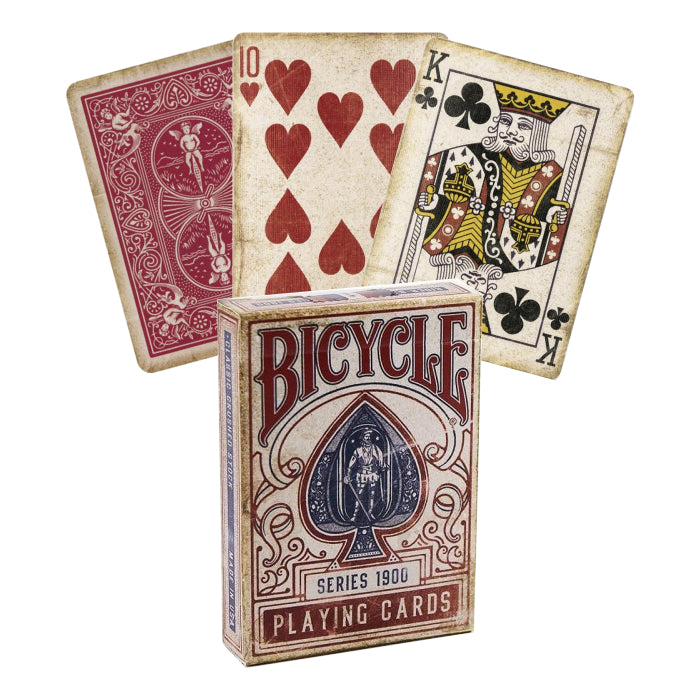 Ellusionist 1900 Bicycle series cards (red)