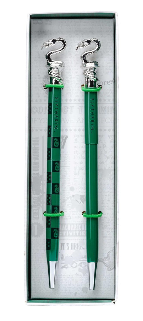 Harry Potter: Slytherin Pen And Pencil Set (Set Of 2) Insight Editions