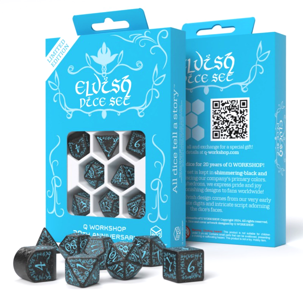 Q WORKSHOP 20 years: Elvish Dice Set Q-workshop