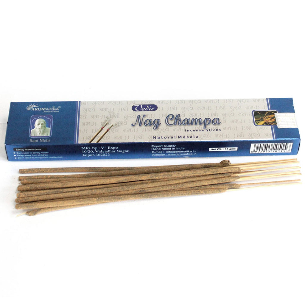 Vedic Nag Champa Natural Incense Sticks Aromatika