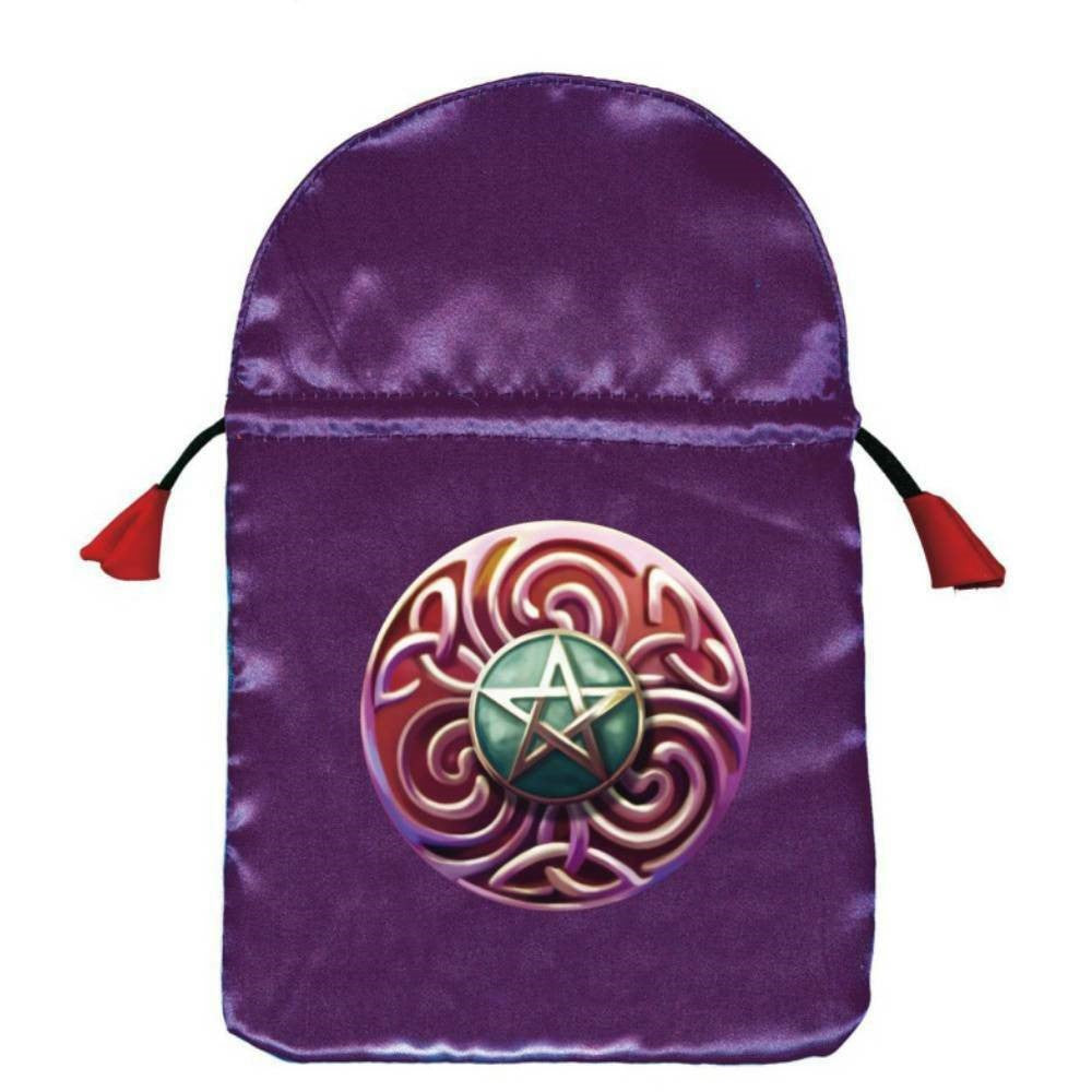 Magic Star Satin Purple Bag Cards Lo Scarabeo