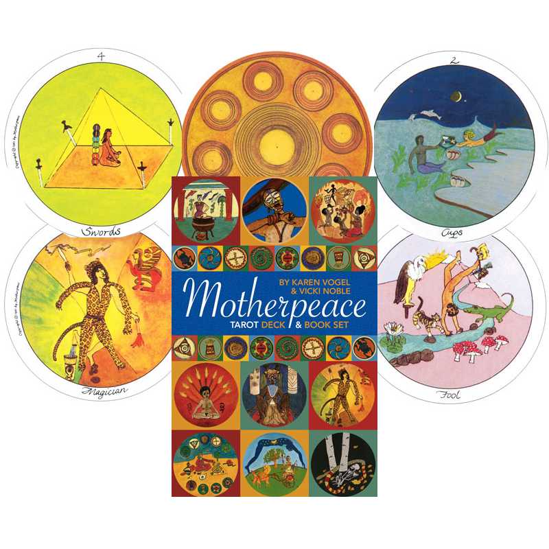 Mini Motherpeace Round deck and book set US Games Systems