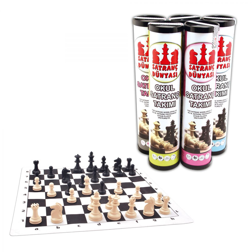 Chess World Roll Cylinder Chess Set / Small Size Star