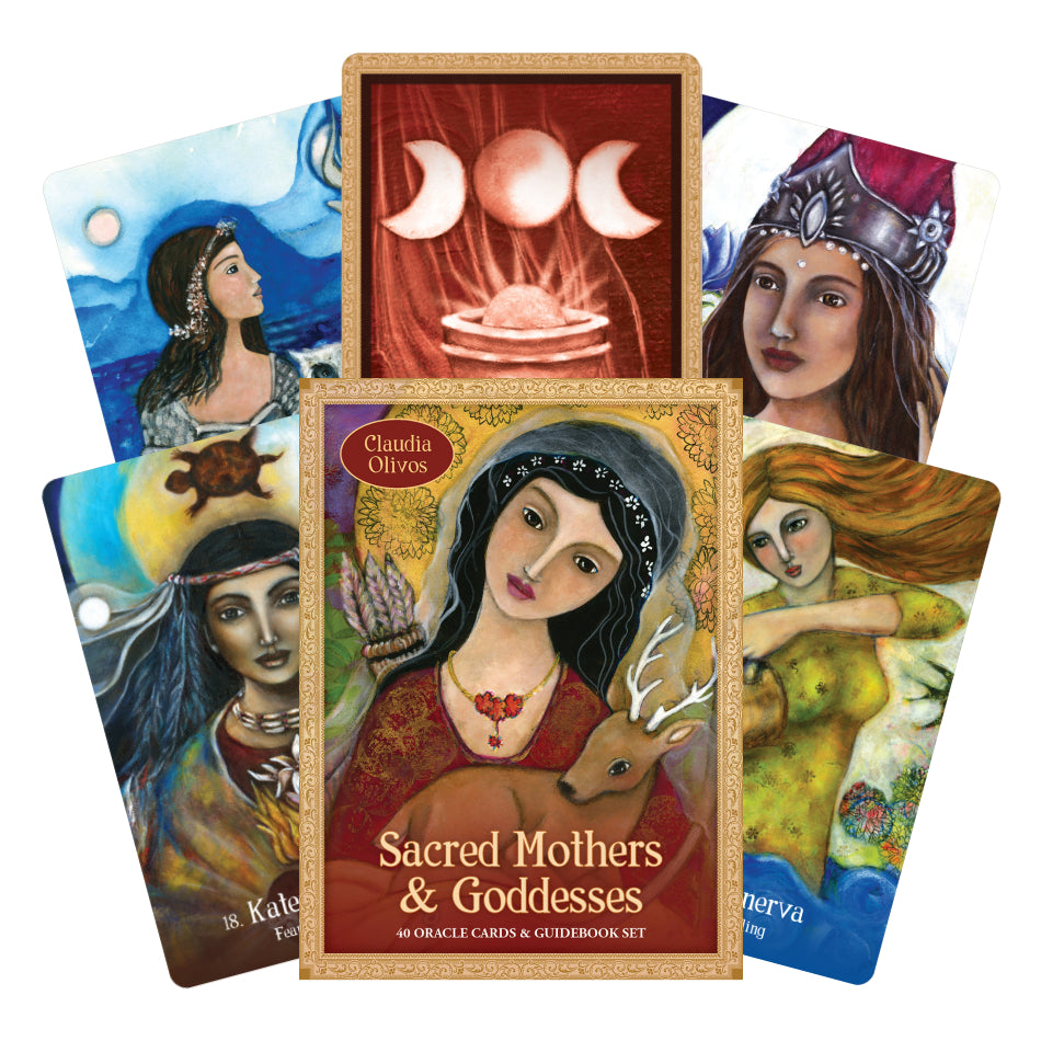 Sacred Mothers and Goddesses Oracle Cards Blue Angel