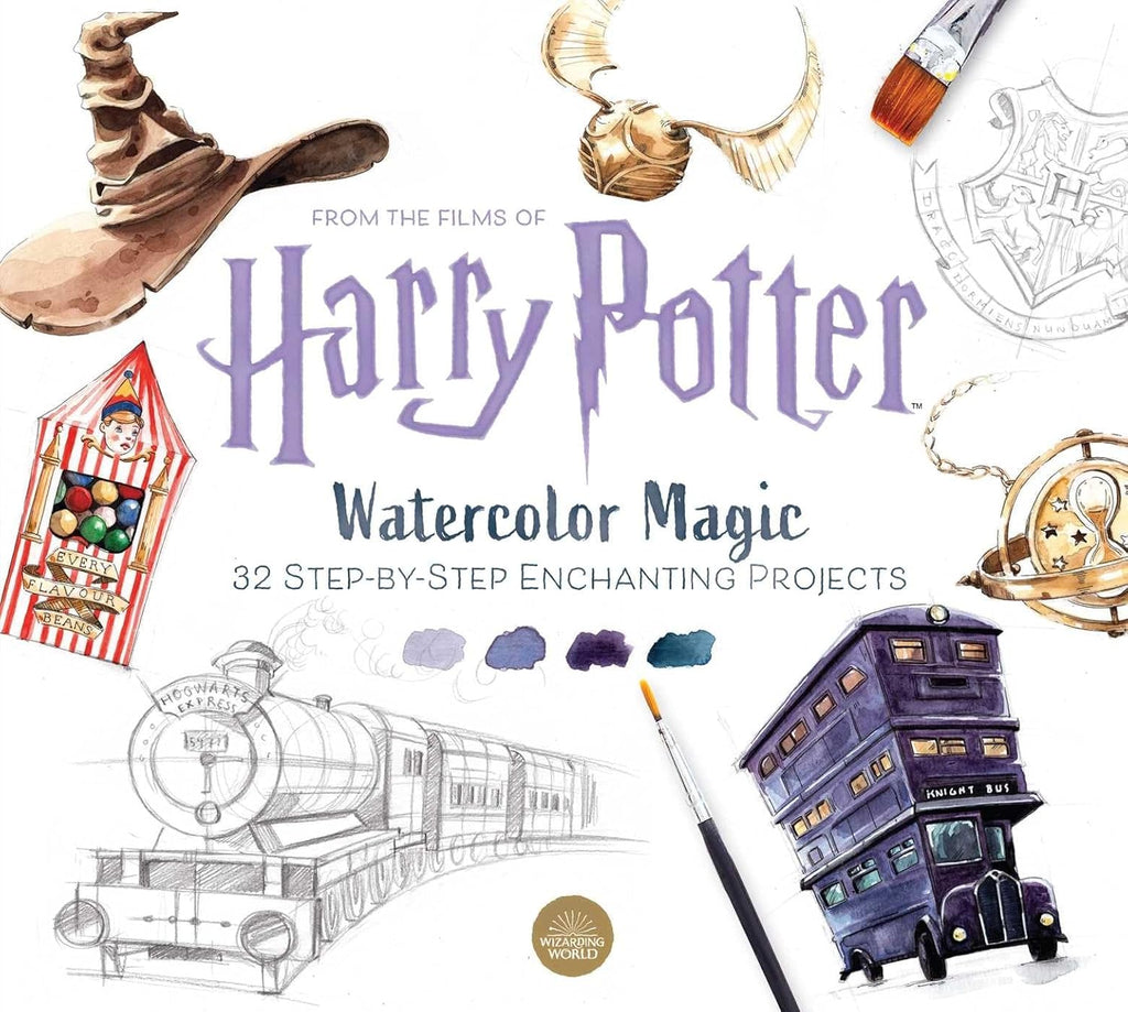 Harry Potter Watercolor Magic: 32 Step-by-Step Enchanting Projects Insight Editions