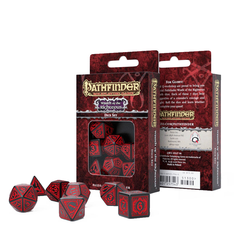 Pathfinder Wrath of the Righteous RPG Dice Set