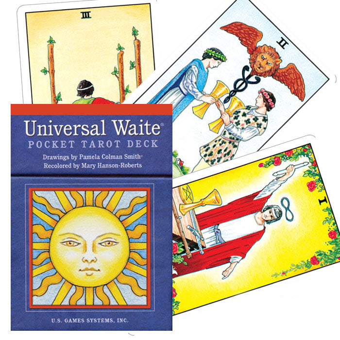 Pocket Universal Waite Tarot cards US Games Systems