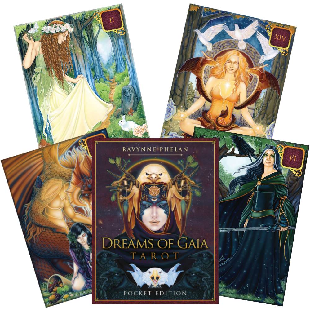 Pocket Dreams Of Gaia Tarot cards Blue Angel