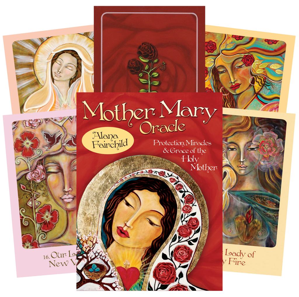 Mother Mary Oracle cards Blue Angel