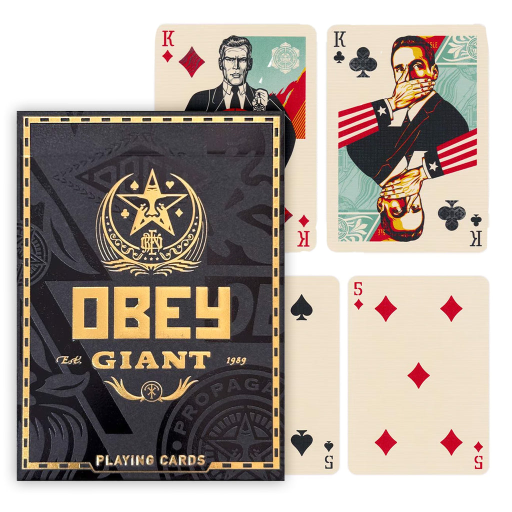 Obey Playing Cards Gold edition Theory11