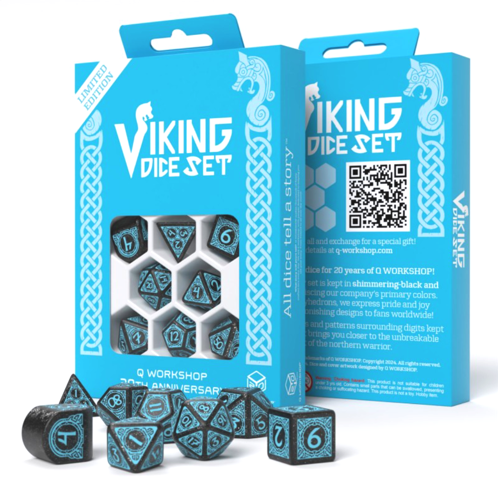 Q WORKSHOP 20 years: Viking Dice Set Q-workshop