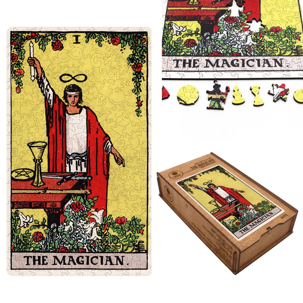 The Magician (Rider-Waite) Wooden Puzzle 250 pieces Fantasy Puzzles