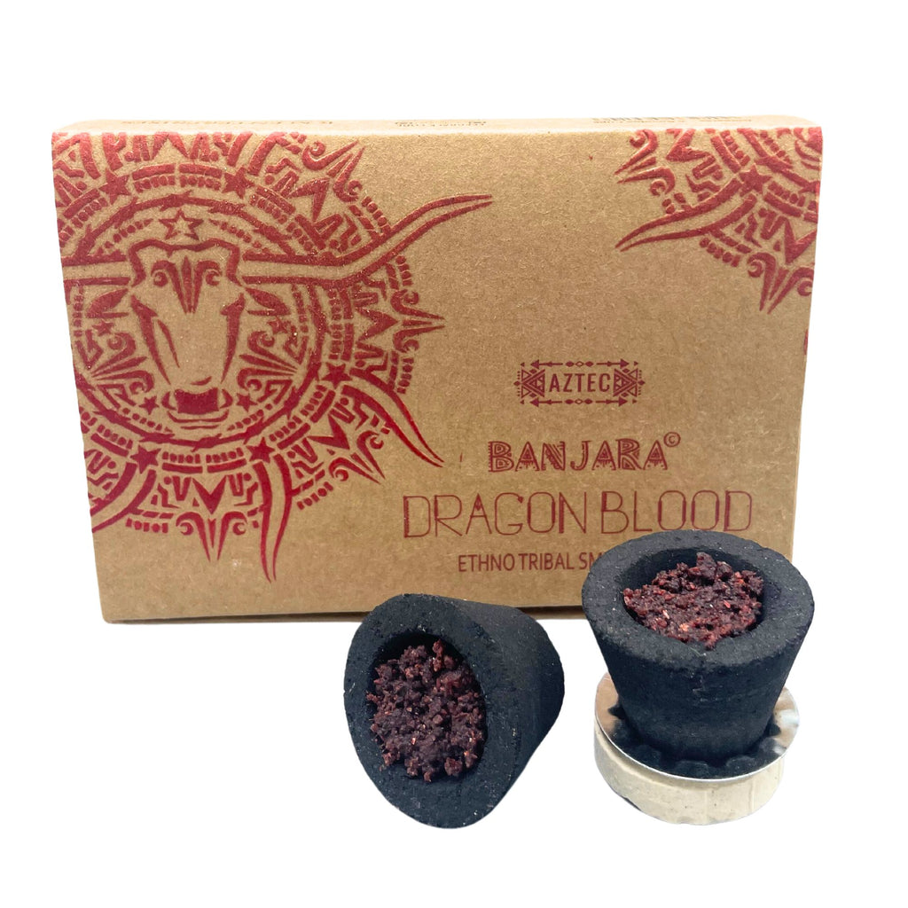 Ritual Resin Smudge Cups Dragon Blood Banjara