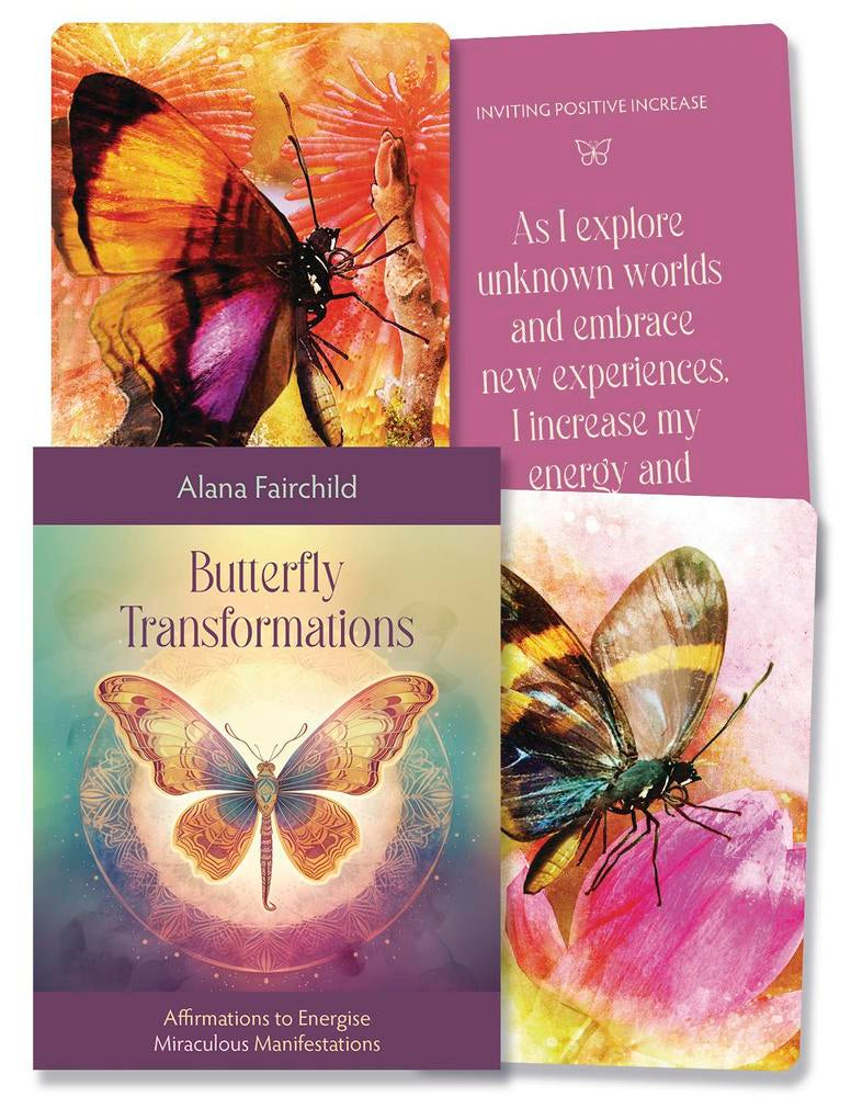 Butterfly Transformations cards Blue Angel