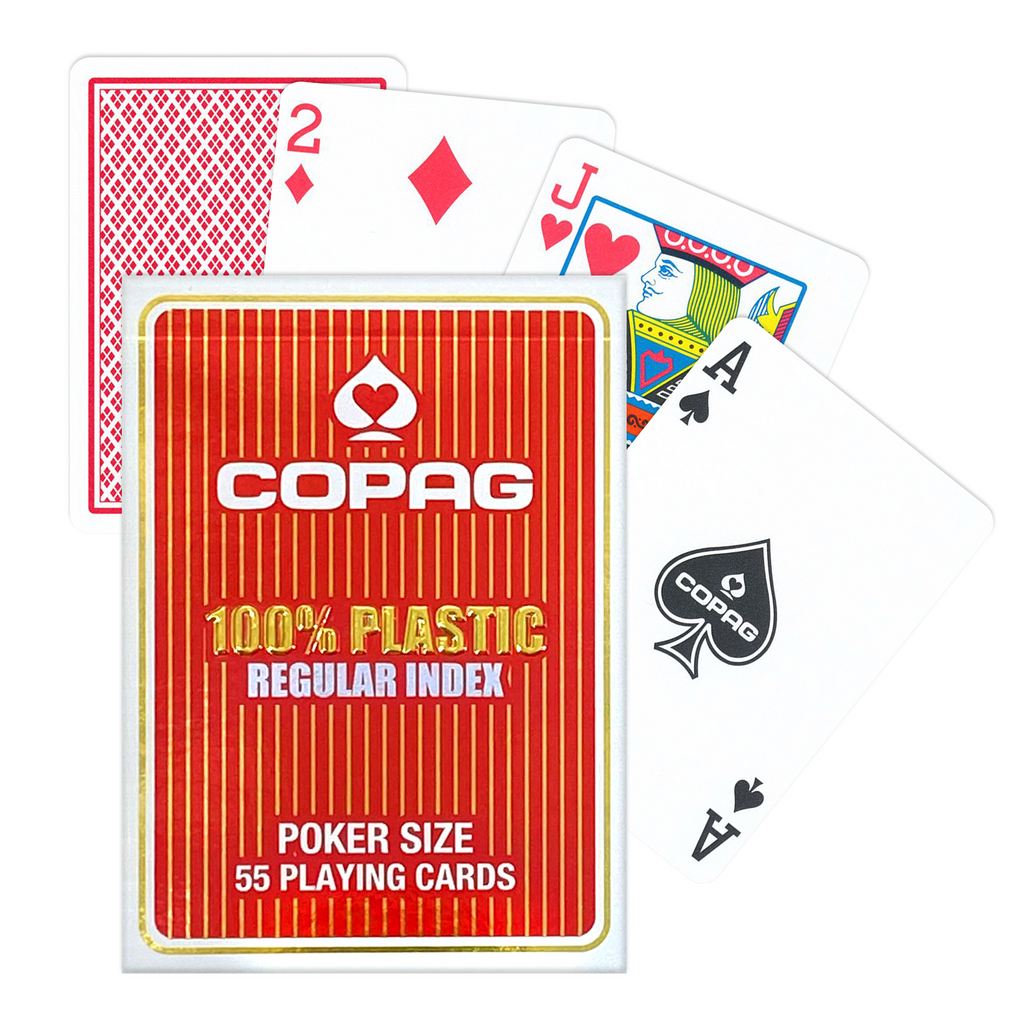 Copag 2 Corner playing cards (red)