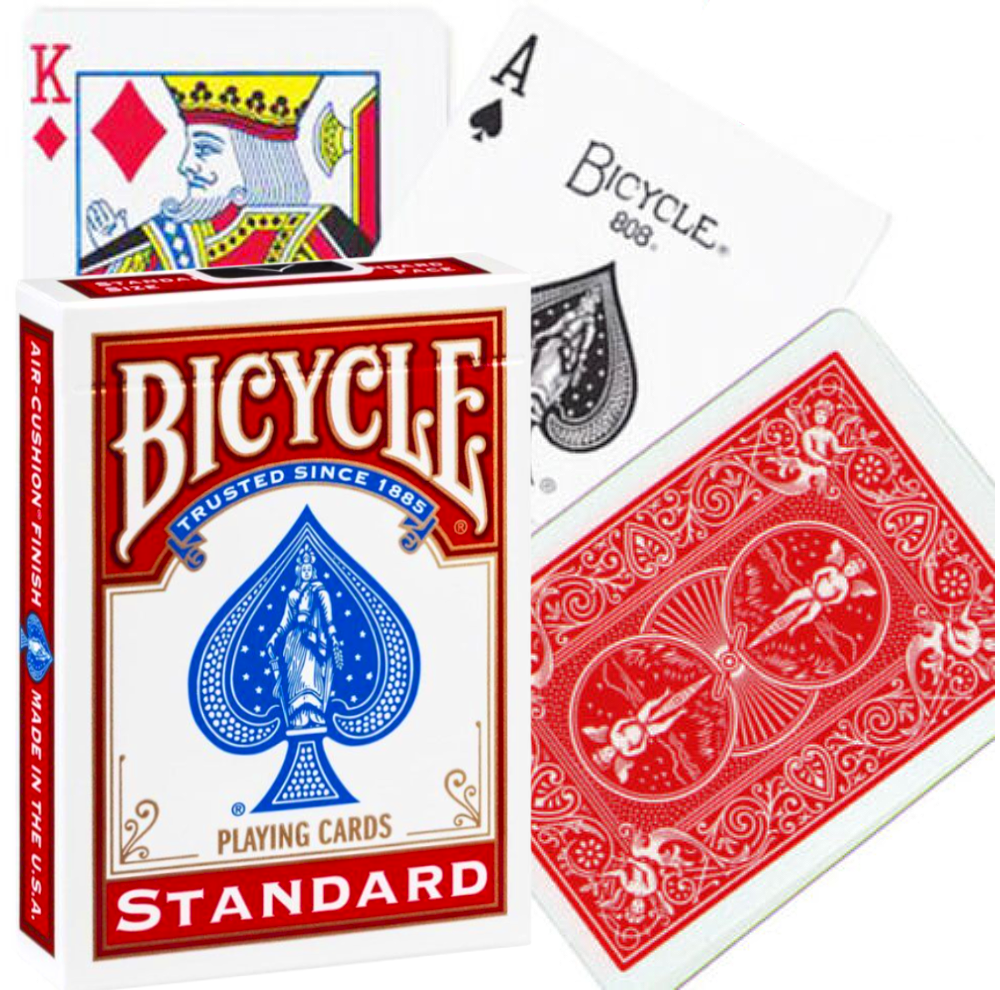 Bicycle Rider Standard poker cards (Red)