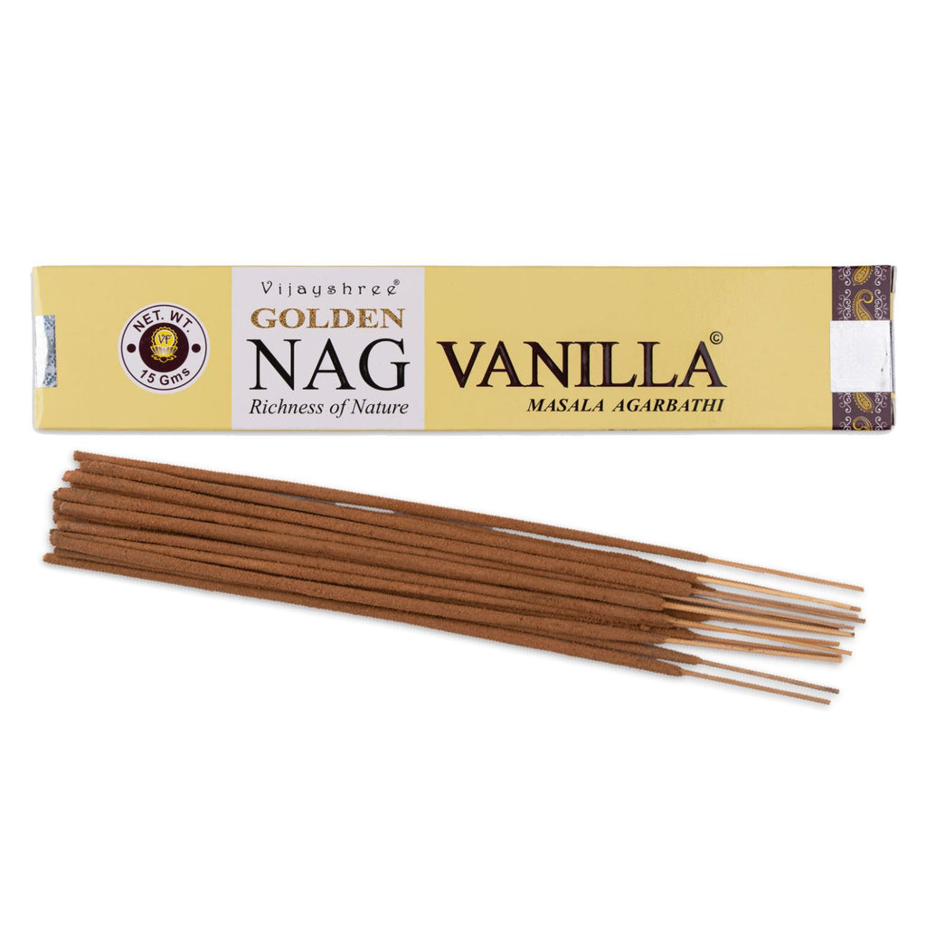 Golden Nag - Vanilla Incense Vijayshree