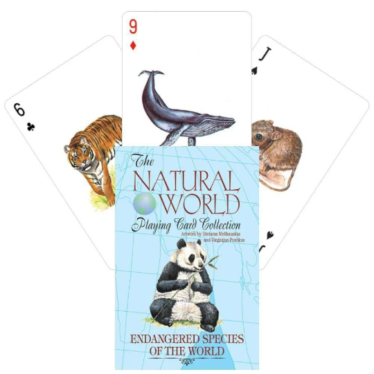 Endangered Species of the Natural World playing cards