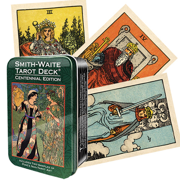 Tarot cards Smith-Waite Centennial in a Tin Box US Games Systems