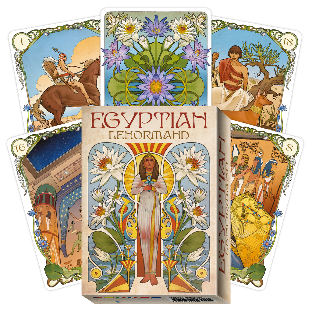 Egyptian Lenormand Oracle Cards Lo Scarabeo